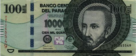 100 mil guarani to usd